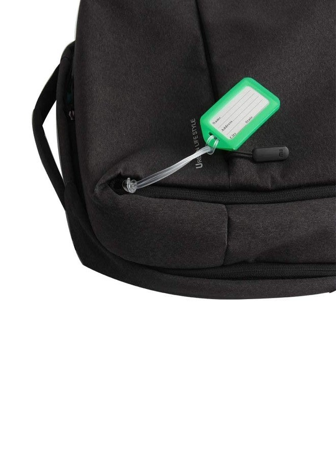 Kidultz (Set of 10) Luggage Tags Multicolour, Smart Tags for Travel suitcases for Identification of Bags Available with Silicon Band and Stainless Steel Connecting Wire - Image 5